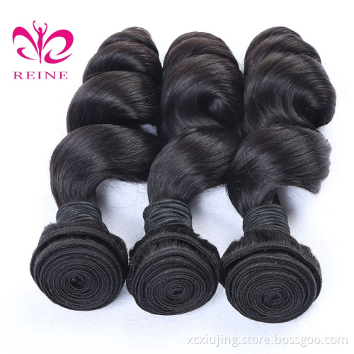 REINE Malaysian Unprocessed Virgin Human Hair 8-30inch 100g/pcs Loose Wave hair extensions for black hair